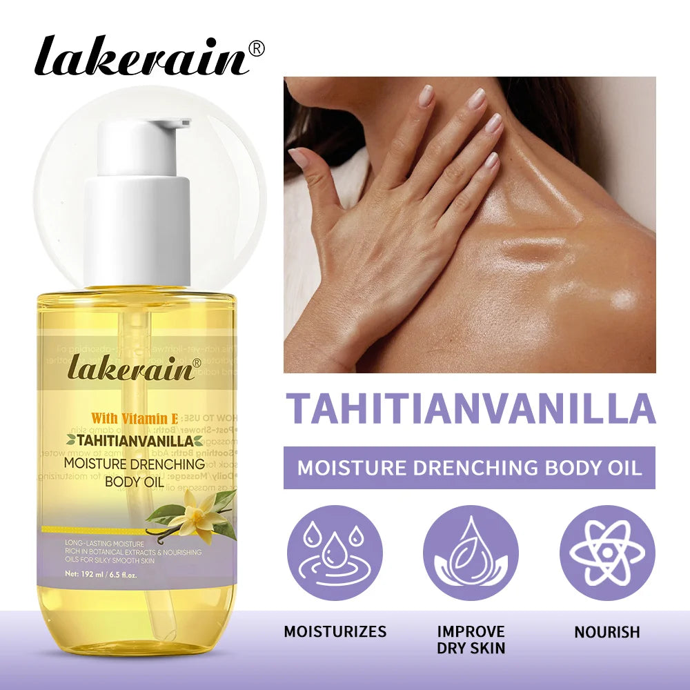 Moisture Drenching Body Oil Long-Lasting Hydration Non-greasy Body Lotion Improves Dry Skin Deeply Nourishes Body Care Cosmetics Oasis Select