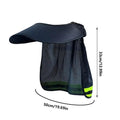 Hard Hat Visor Sun Shade Hard Hat Sun Visor Reflective Strip Protective Helmet Accessories for Warehouse Gardening Working Men Oasis Select Purplish Blue
