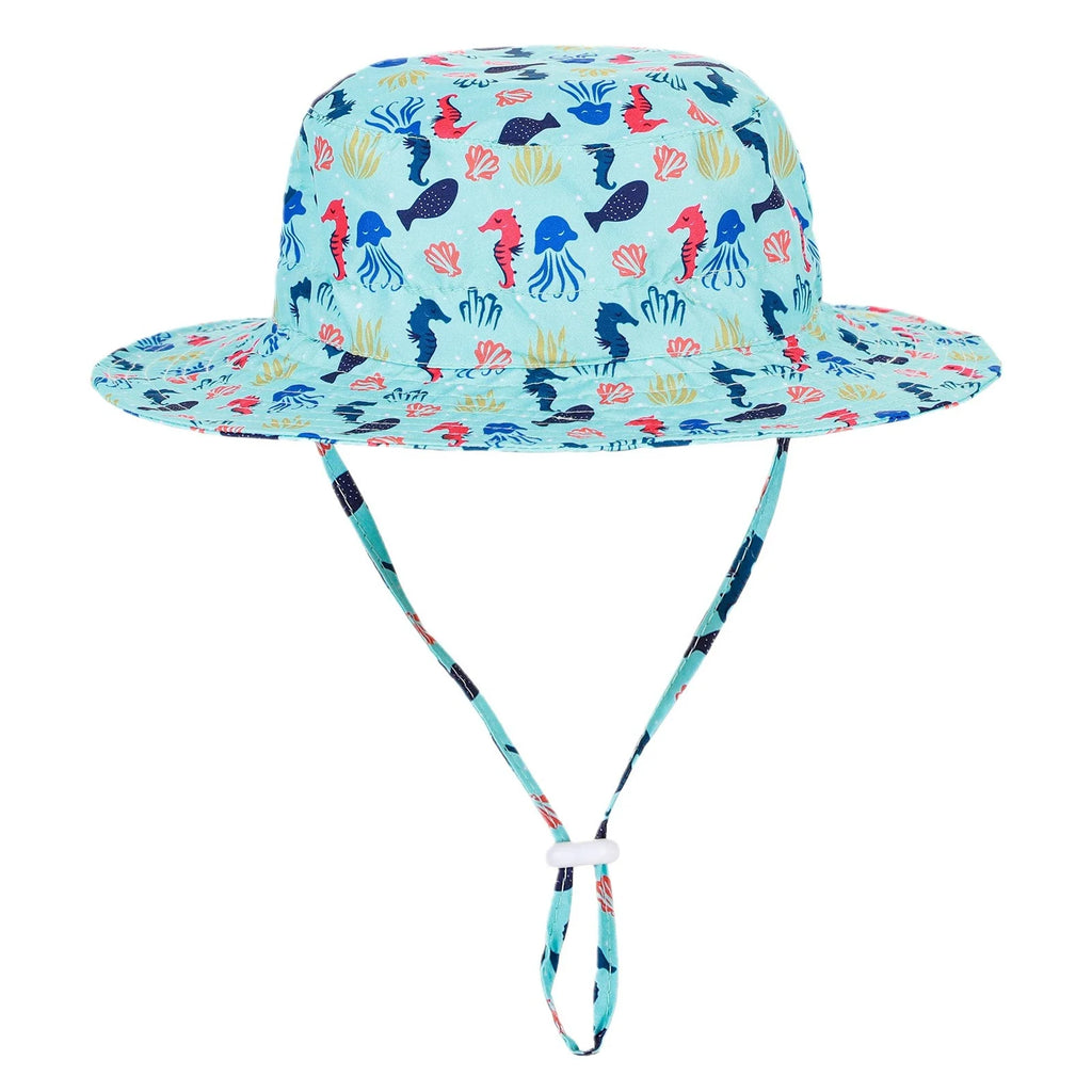 Children's baby sun hat breathable quick drying beach hat quick drying hat adjustable hat big brim fisherman hat Oasis Select
