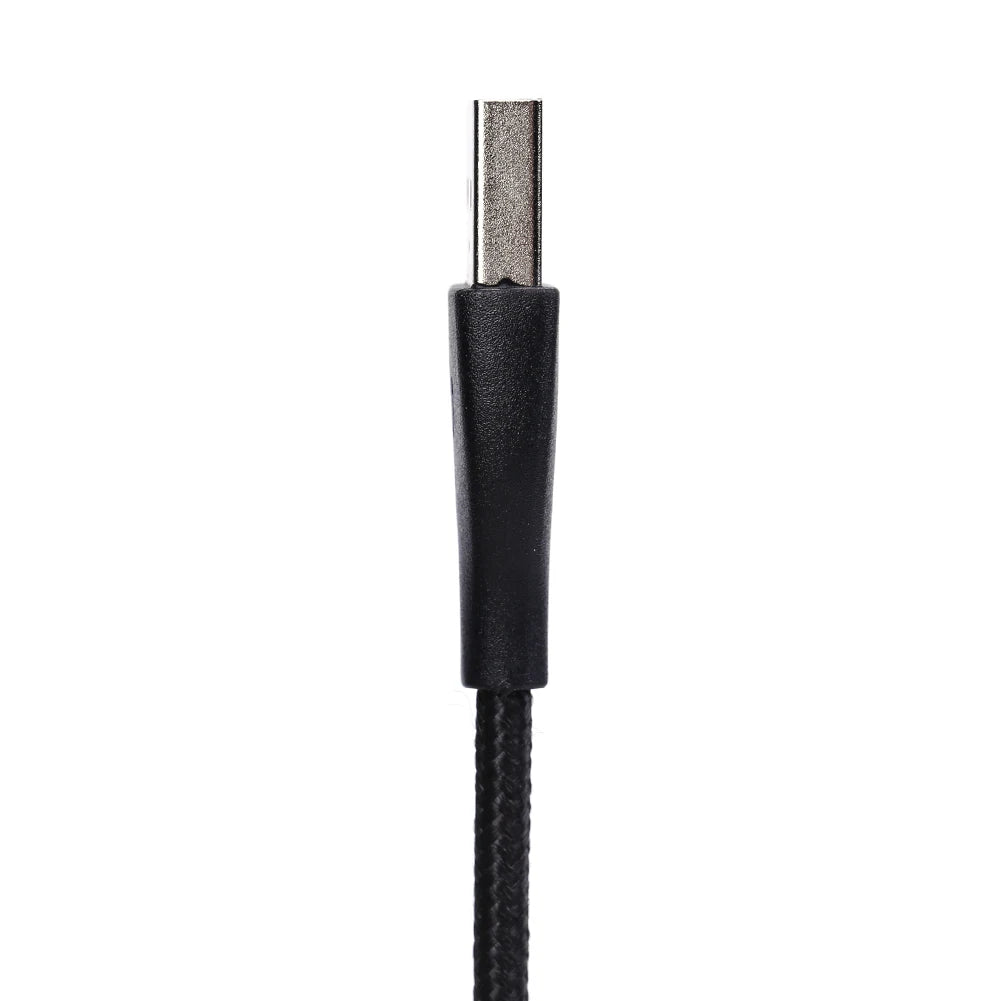 50/100cm Charger Cable Smart Watch Accessories Nylon Braided Charging Cable Adapter Replacement Parts for Garmin Venu 2 Instinct Oasis Select