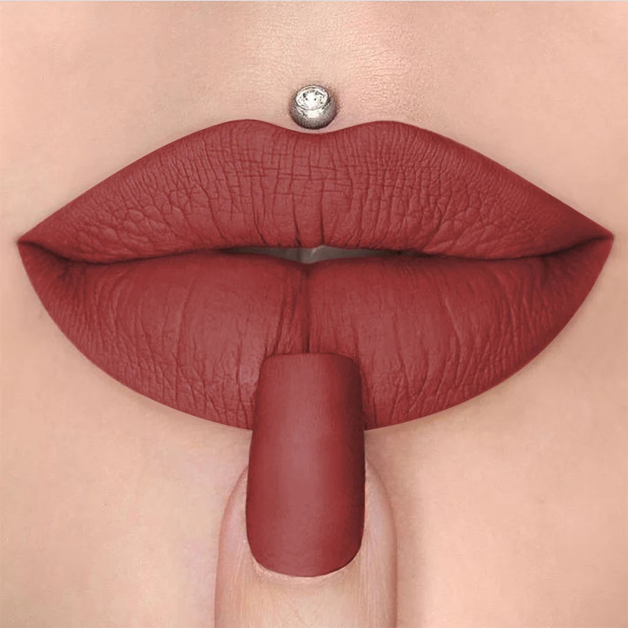KAFURUX Matte Velvet Lipstick Pen – 15 Shades | Waterproof