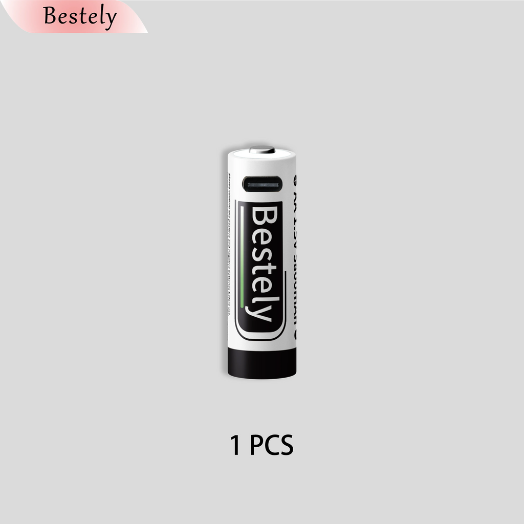 AA Rechargeable Batteries 1.5V 5800mAh Li-ion Battery Long-Lasting High Capacity Lithium Akku, 2000 Cycle with Free USB-C Cables Oasis Select 1 pcs battery