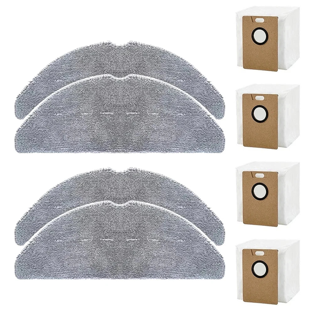 8Pcs Dust Bag And Mop Cloth Kit Replacement Parts For Lubluelu B40 B40 Plus Robot Vacuum Cleaner Accessories Oasis Select