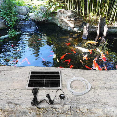 10W Solar Submersible Water Pump with Filter – Fish Pond & Aquarium Solar Pond Pump Oasis Select