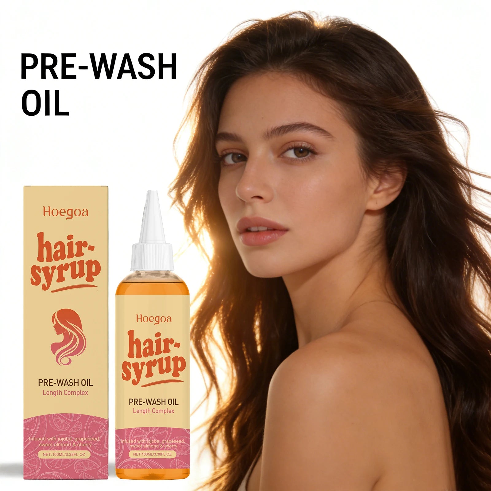 Jojoba Hair Essencial Oil Deep Nourish Scalp Voluming Anti-Frizzy Repair Damaged Hair Oil Enhance Shine Moisturizing Hair Care Oasis Select