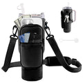 Kettle Cover Carrier Bag Water Bottle Carrier Bag With Phone Pocket, Water Bottle Holder With Adjustable Strap & Straw Cover Oasis Select As Shown