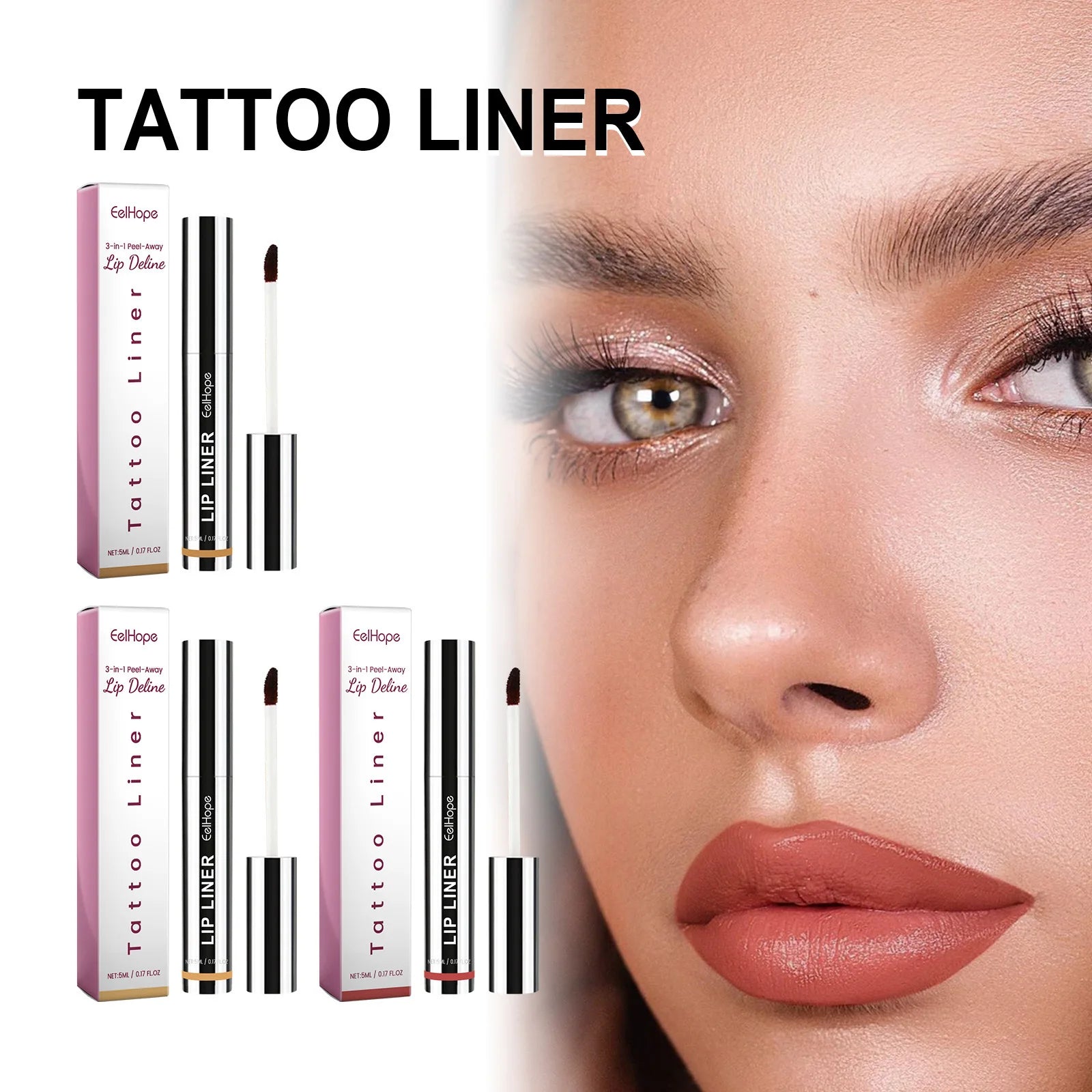 Lip Liner Peel Off Lipgloss Moisturising Waterproof Long Lasting Brown Contour Lips Tint Makeup Stain Natural Lipsticks Cosmetic Oasis Select