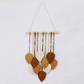 1 Piece Macrame Leaf Garland Jungle Nursery Decor Green Theme Classroom Room Decoration Mothers Day Gift Boho Style Oasis Select Brown