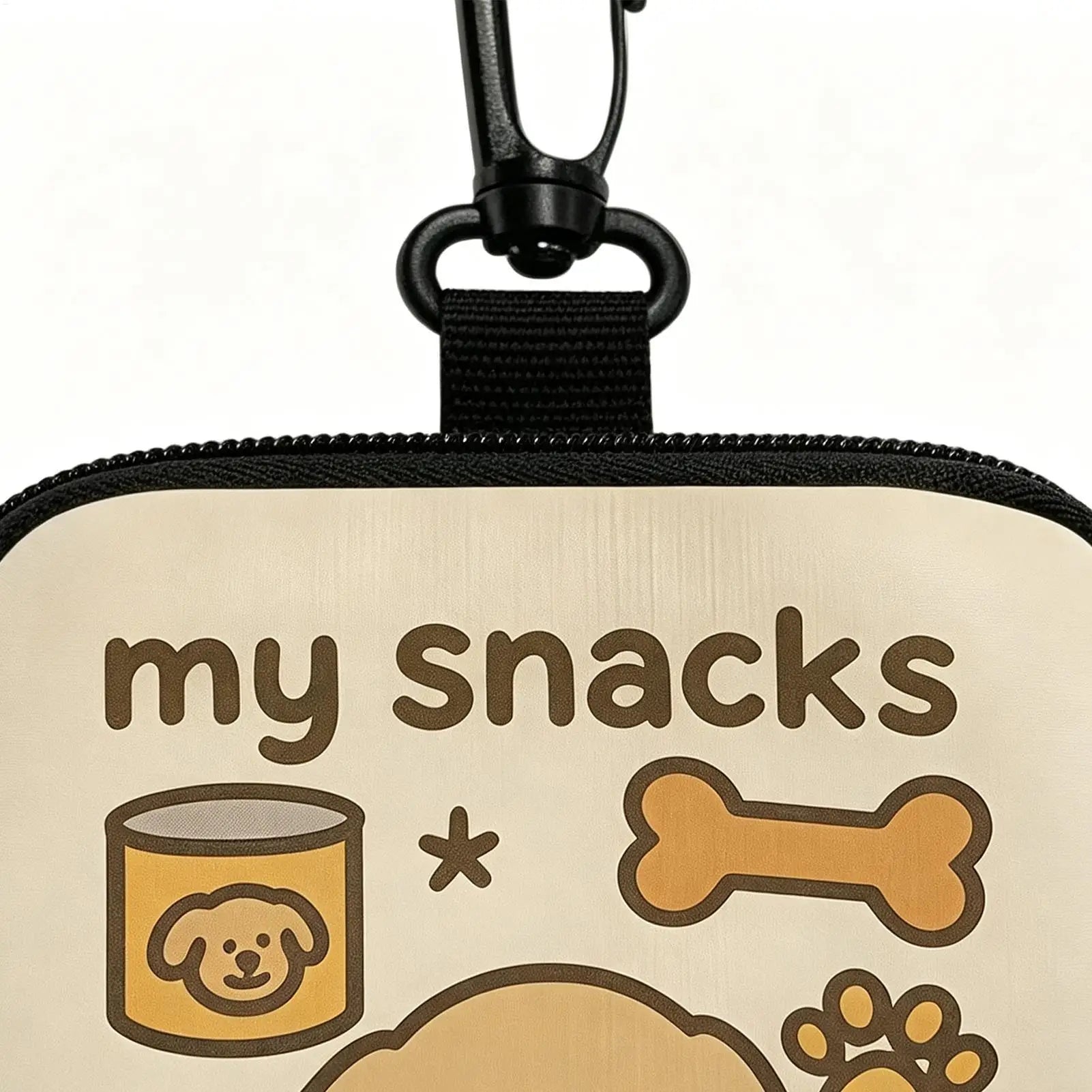 Portable Dog Treat Training Bag with Hook & Zipper