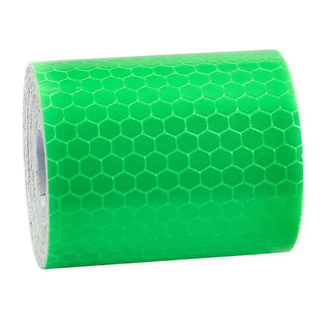1/2/3pcs Car Reflective Tape Decor Decals Car Warning Safety Reflectante Tape Film Car Reflector Sticker Car Access Exterior 1M Oasis Select 1pcs-1M-green