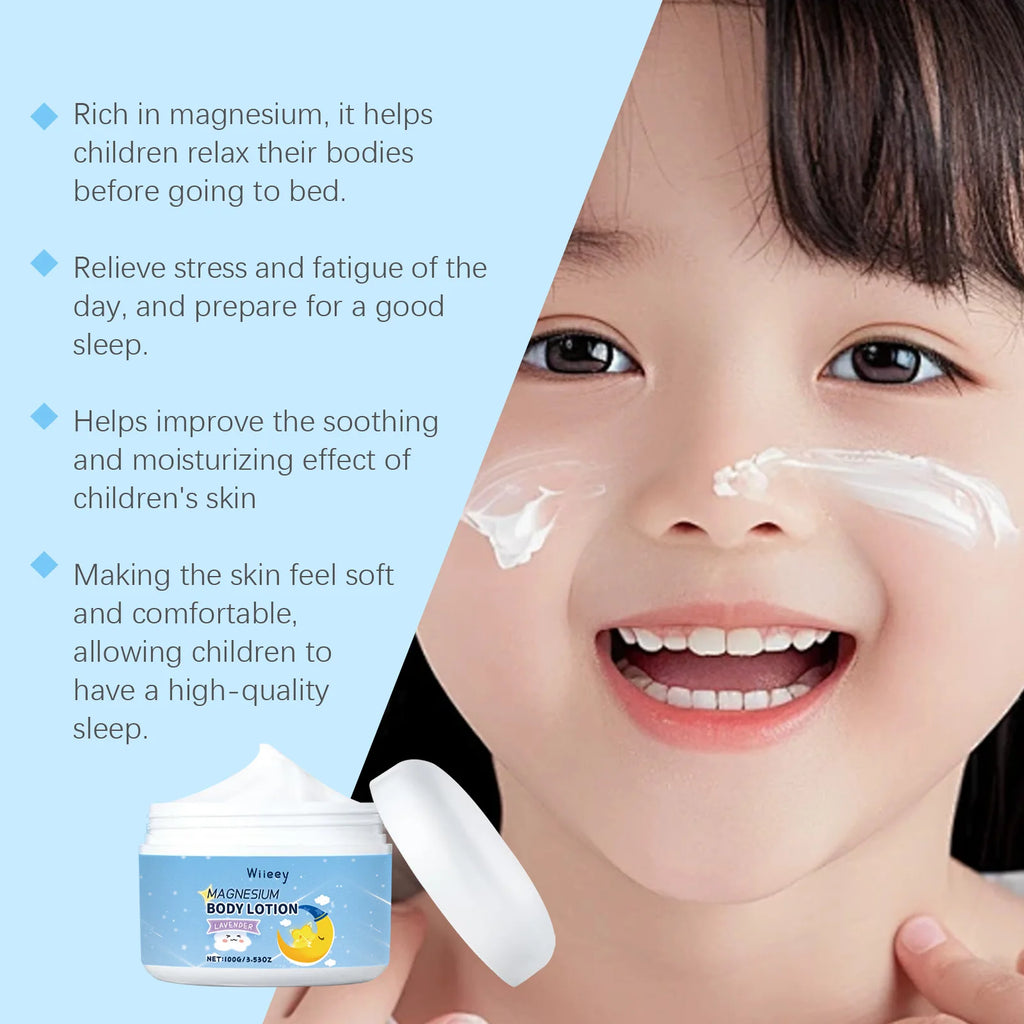 Wiieey Kids Lavender Magnesium Balm – Calming Moisturizing Lotion
