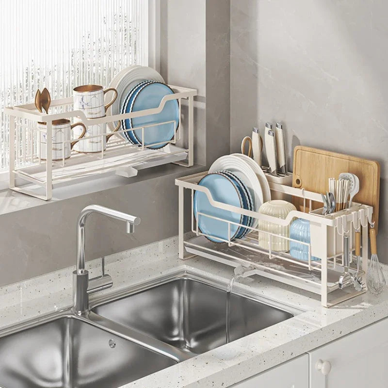 kitchen windowsill cutting board, bowl and chopstick draining rack, no need to install small bowl and dish storage racks Oasis Select