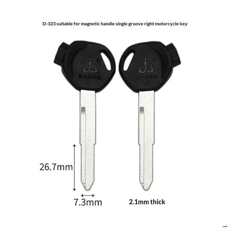 2Pcs Key Blank For Electric Bike High Quality Metal Blade Anti Corrosion For Electric Scooter Owners Locksmiths Key Duplication Oasis Select A5