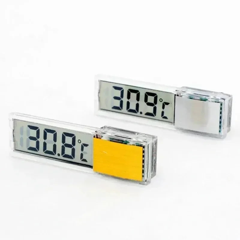 1pcs Aquarium Thermometer Electronic LCD Digital Fish Tank Temperature Measurement Fish Tank Temp Meter Aquarium Accessories Oasis Select