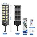 30000LM 10000mAh Solar Led Light Outdoor Powerful Outdoor Solar Lamp Remote Control Waterproof Flood Light Exterior Wall Lamp Oasis Select W789B-6 A-10000mAh