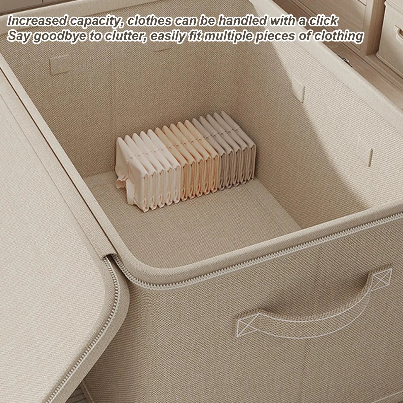 Lockable Storage Box Odor Proof Storage Container Stackable with Handle Locking Organizing Bin Washable Shelf Baskets for home Oasis Select