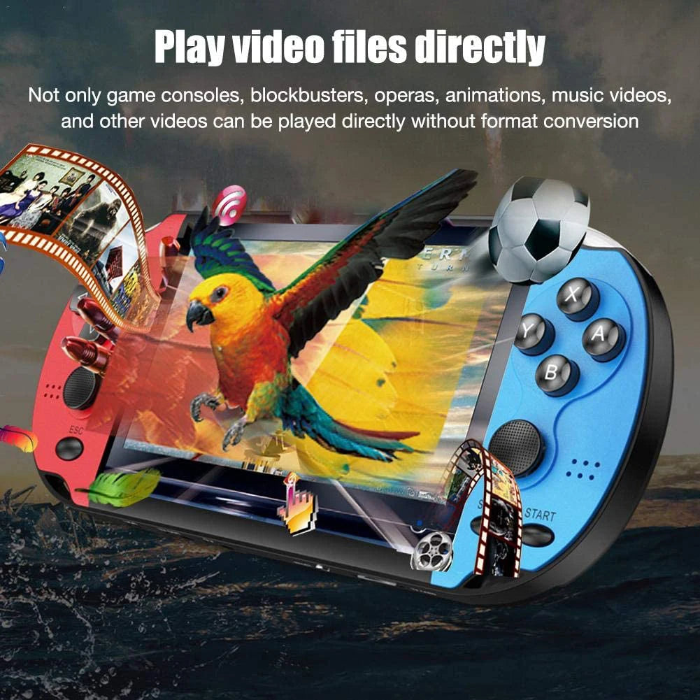AyeBeau X7 Handheld Retro Game Console | 10,000 Games, 4.3"