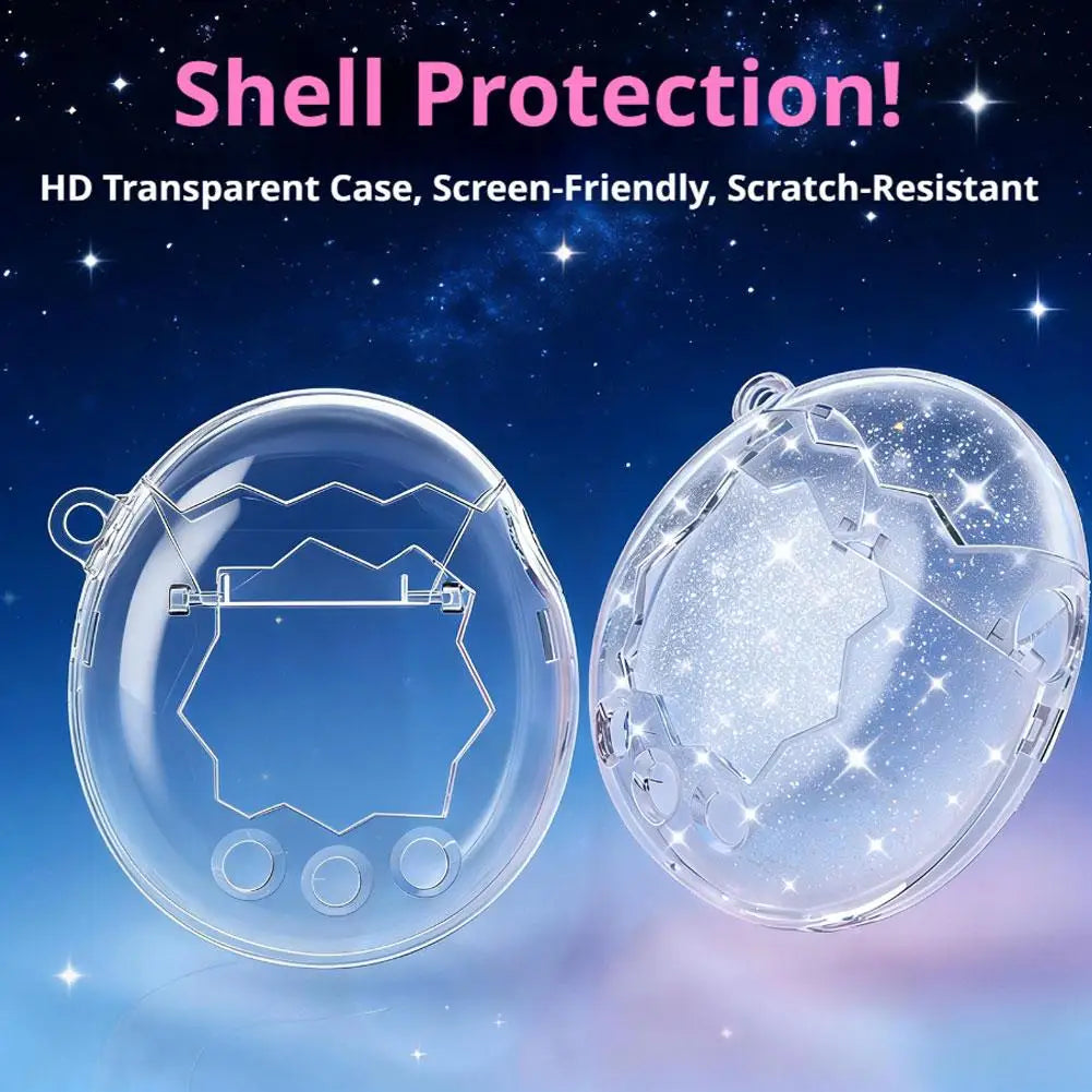 Clear Protective Case for Tamagotchi Paradise – Shockproof PC Shell