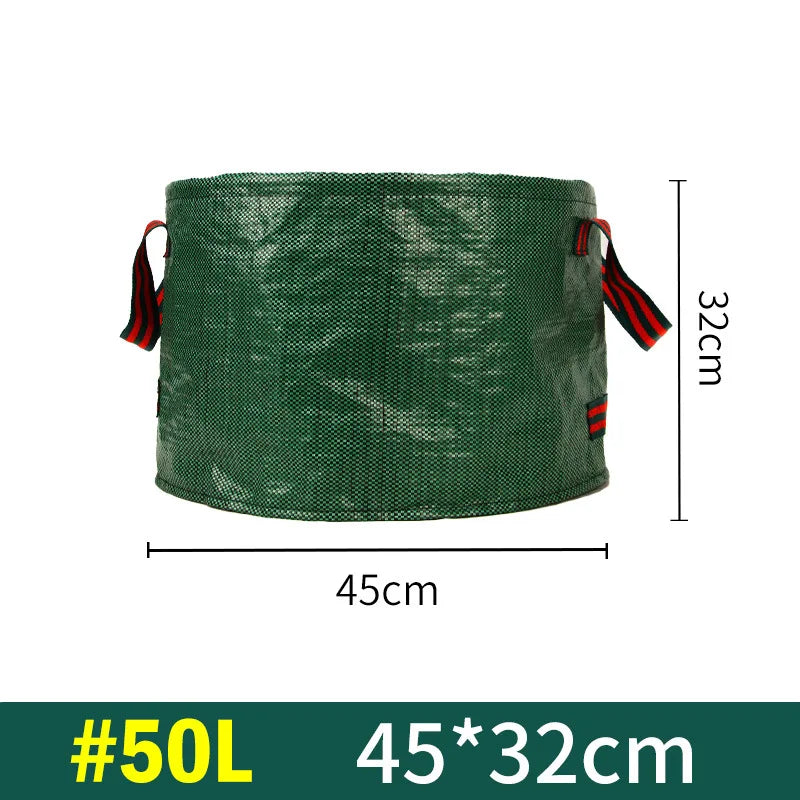Outdoor Garden Leaf Branch Collection Bag Thickened Leaf Litter Bag Garden Waste Collection Bag Folded Oasis Select 50L(45cm 32cm)