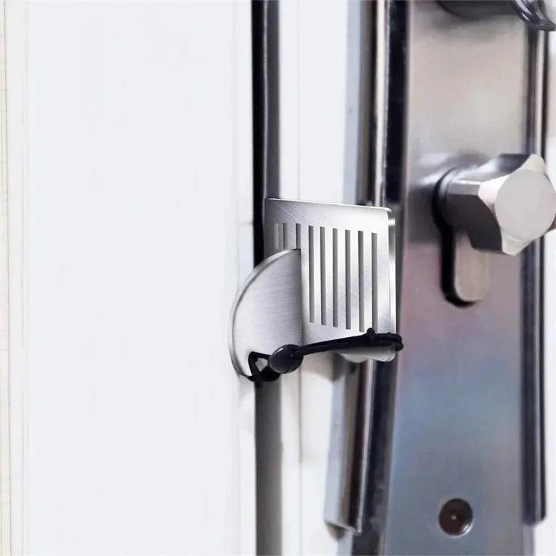 1pcs Portable Door Lock Safety Latch Travel Privacy Device for Hotel Bedroom and Temporary Security Use Doorstop Oasis Select