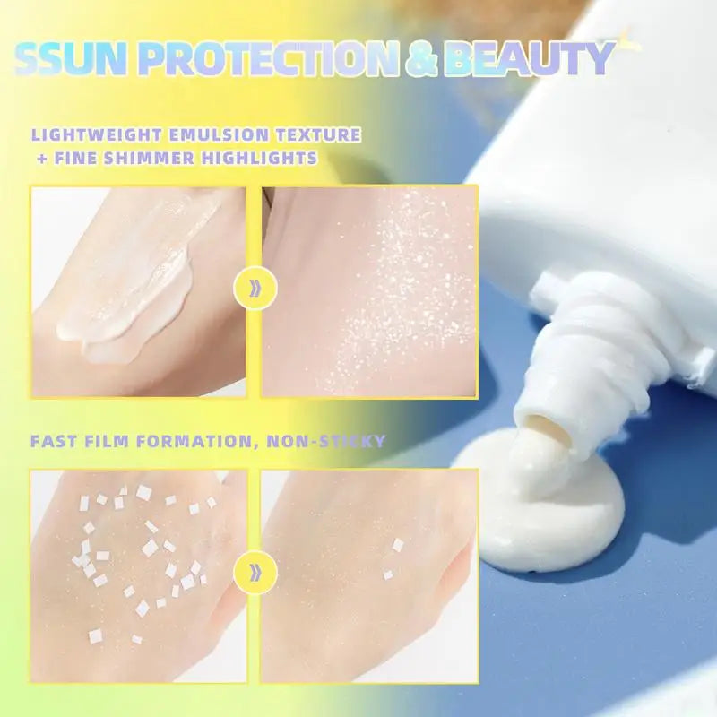 daily SPF30 Facial Body Isolation Sunscreen UV Protective Sun Cream Moisturizing Skin Body Sunscreens Anti Sun Face Protection Oasis Select