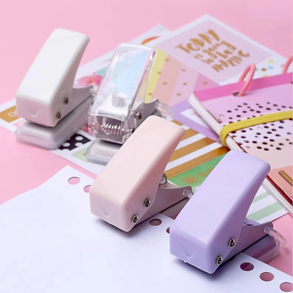 Mini Single Hole Punch – Portable Handheld Paper Puncher for Crafts