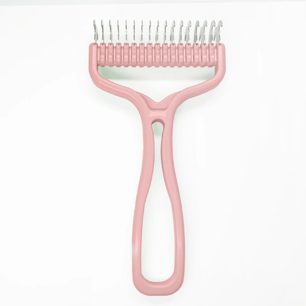 Cat Brush Pet Knot Comb 2 in 1 Dogs Cat Fur Knot Cutter Pets Hair Removal Comb Dog Grooming Shedding Tools Pet Cleaning Supplies Oasis Select Pink S
