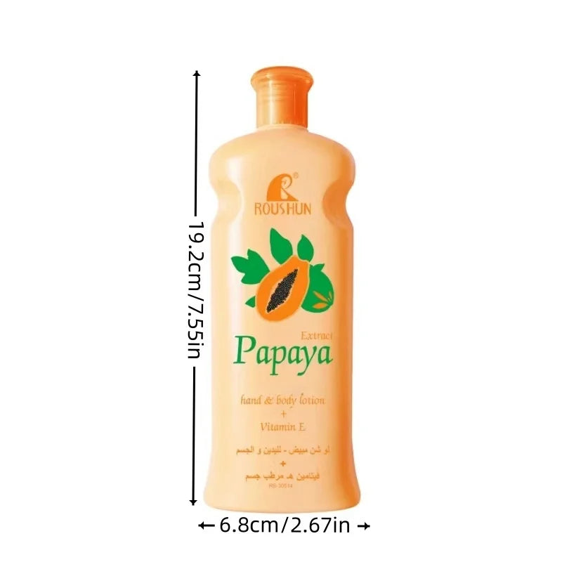 ROUSHUN Papaya Body Lotion – Hydrating & Nourishing Moisturizer