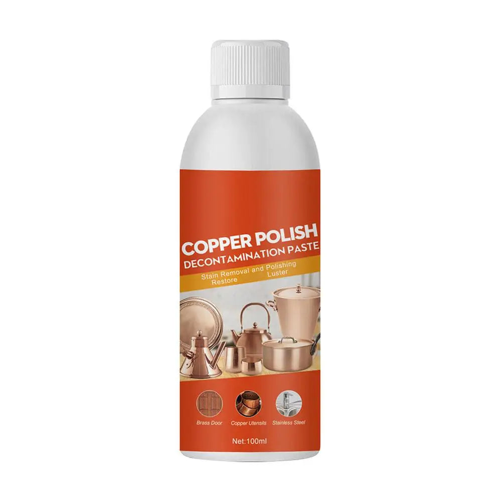 Brass and Copper Tarnish Remover Harmless Non-abrasive Metal Polish Cleaner for Polishing of Electrical Decontamination Paste Oasis Select A
