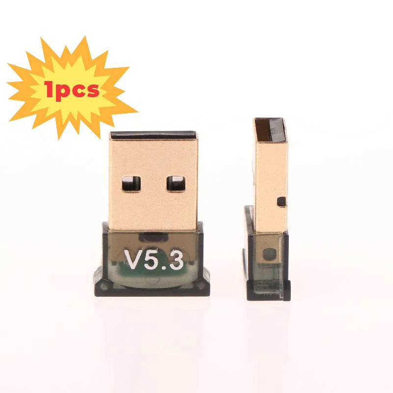PC Laptop Mouse Wireless Transmit Receiver, 1/3/5Packs, USB Bluetooth 5.3 Dongle Adapter for Tablet, Phone & Printer Oasis Select 1PCS
