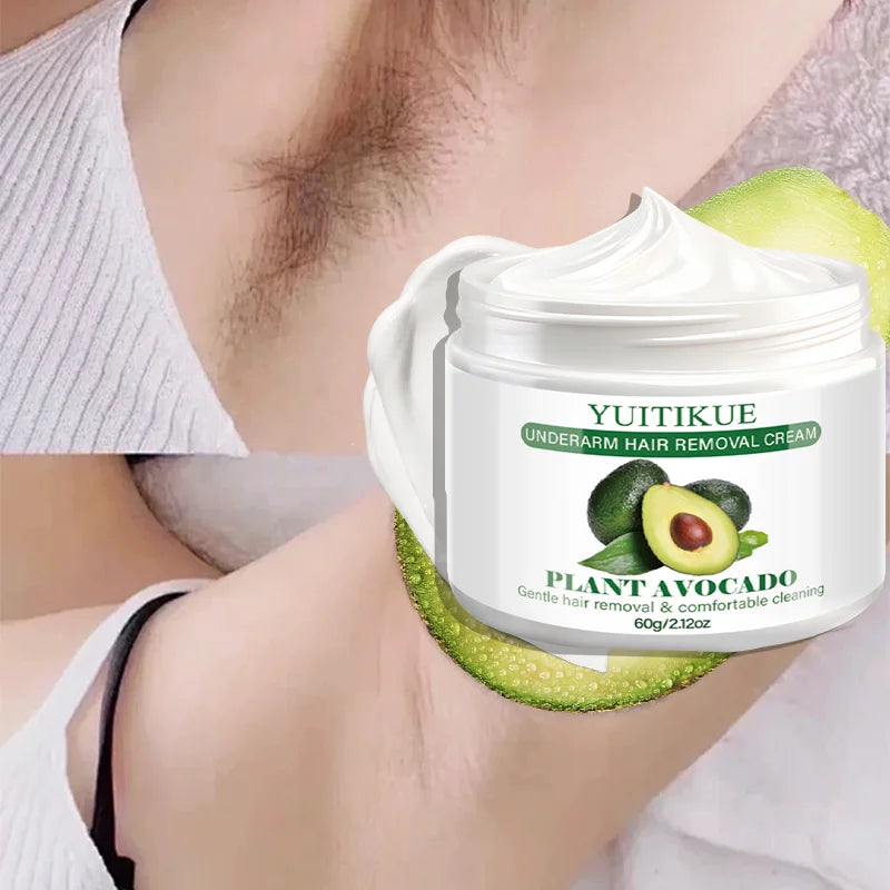 YUITIKUE Avocado Hair Removal Cream – Natural, No Irritation