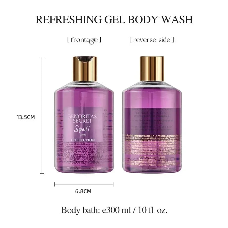 Victoria fragrance shower gel lasting fragrance secret language of love Moisturizing&oil controlling deep cleaning Oasis Select