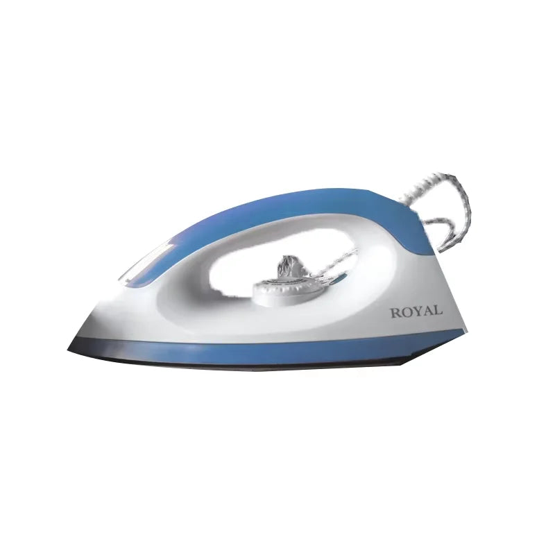 Electric Iron 1000W 5 Gear Adjustable Household Dry Ironing without Water Iron Hot Drilling Heat Transfer for Home Travel Oasis Select blue EU