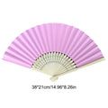 Bamboo Folding Fan – DIY Paper Hand Fan for Weddings & Parties Decorative Folding Fan Oasis Select Australia