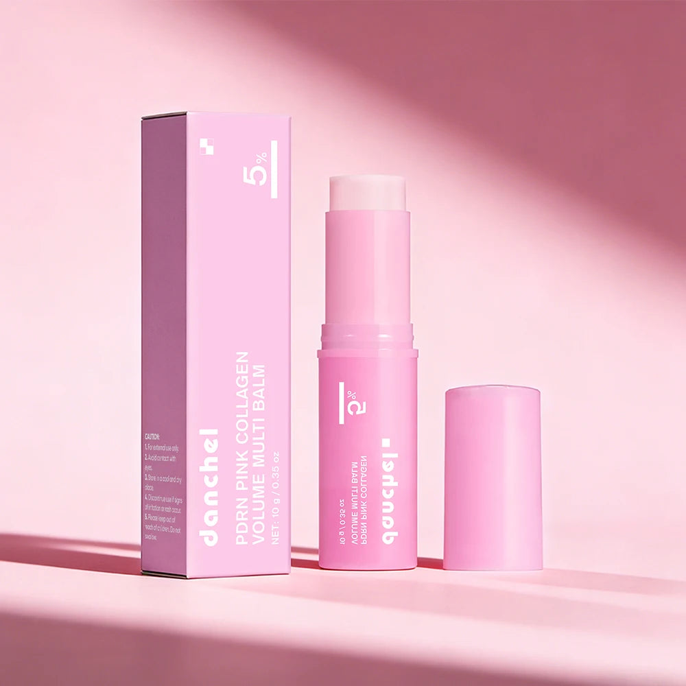 PDRN Pink Collagen Volume Multi Balm Fast Absorbing Smooth & Plump Face Skin Portable Collagen Stick Suitable For All Skin Types Oasis Select 2 pcs