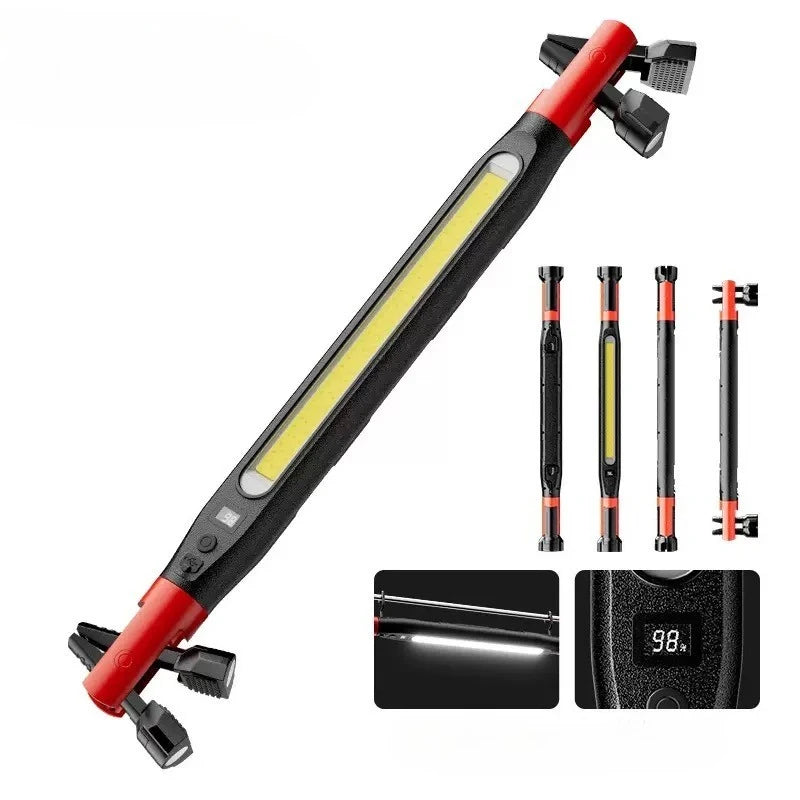 Super Bright Magnetic Work Light Built-in 2000mAh Rechargeable Battery Underhood Work Lamp Bar For Car Repair Outdoor lighting Oasis Select