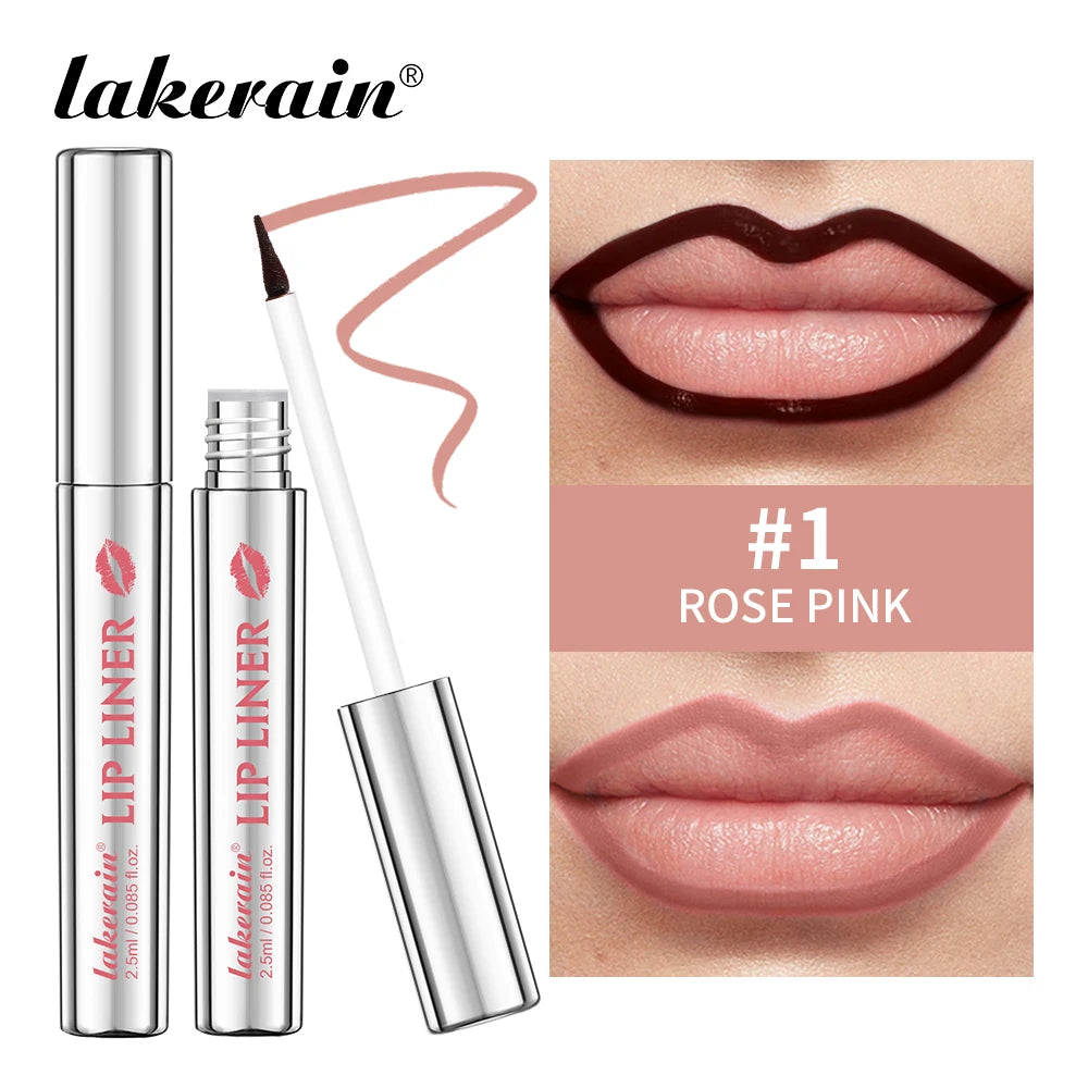 Transfer-proof Peel Off Lip Liner Waterproof Smudge-proof Long-Lasting Matte Velvet Lip Liner Ink Tattoo Makeup Lip Liners Oasis Select