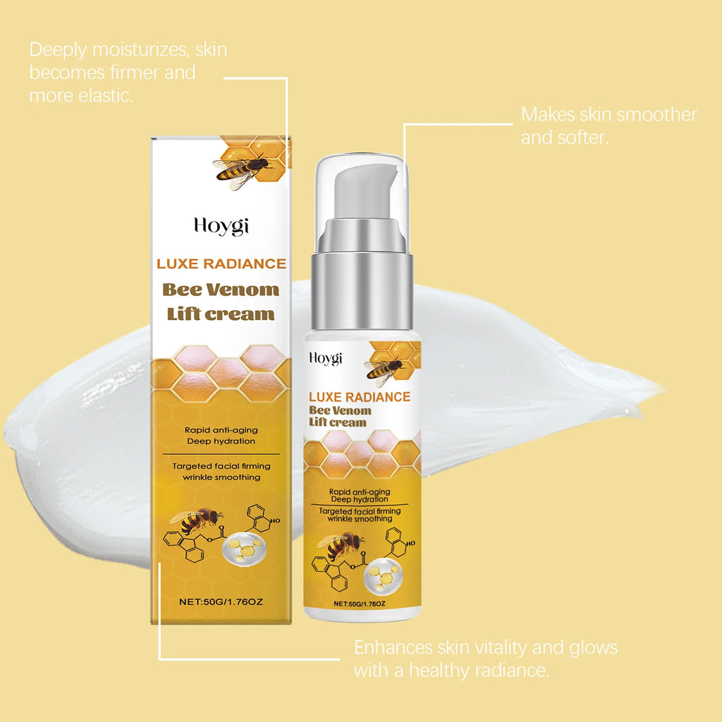 Bee Venom Face Cream Firming & Moisturizing Anti-Wrinkle Day Night Cream Tightening Nourishing Brightening Facial Skin Care 50ml Oasis Select