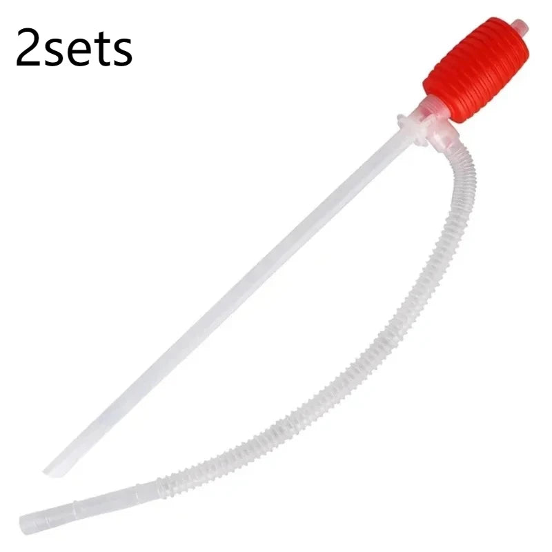 Manual Oil Pump Automobile and Diesel Oil Transfer Sucker Water Absorption and Oil Absorption Transfer Pump Funnel Oasis Select 2pcs