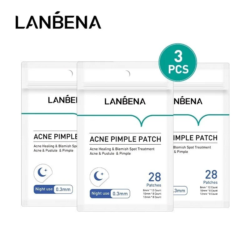 LANBENA Acne Pimple Patch Daily Use and Night Use Invisible Acne Stickers Blemish Treatment Acne Concealer Makeup Oasis Select 3PCS Night use