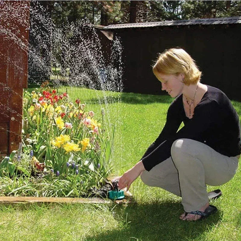 1-10PCS 360 Degree Automatic Garden Sprinklers Watering Grass Lawn Rotary Nozzle Rotating Water Sprinkler System Garden Supplies Oasis Select