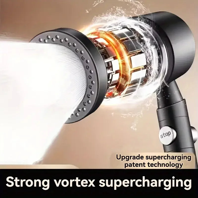 5-Mode Handheld Shower Head | High Pressure & Water Saving