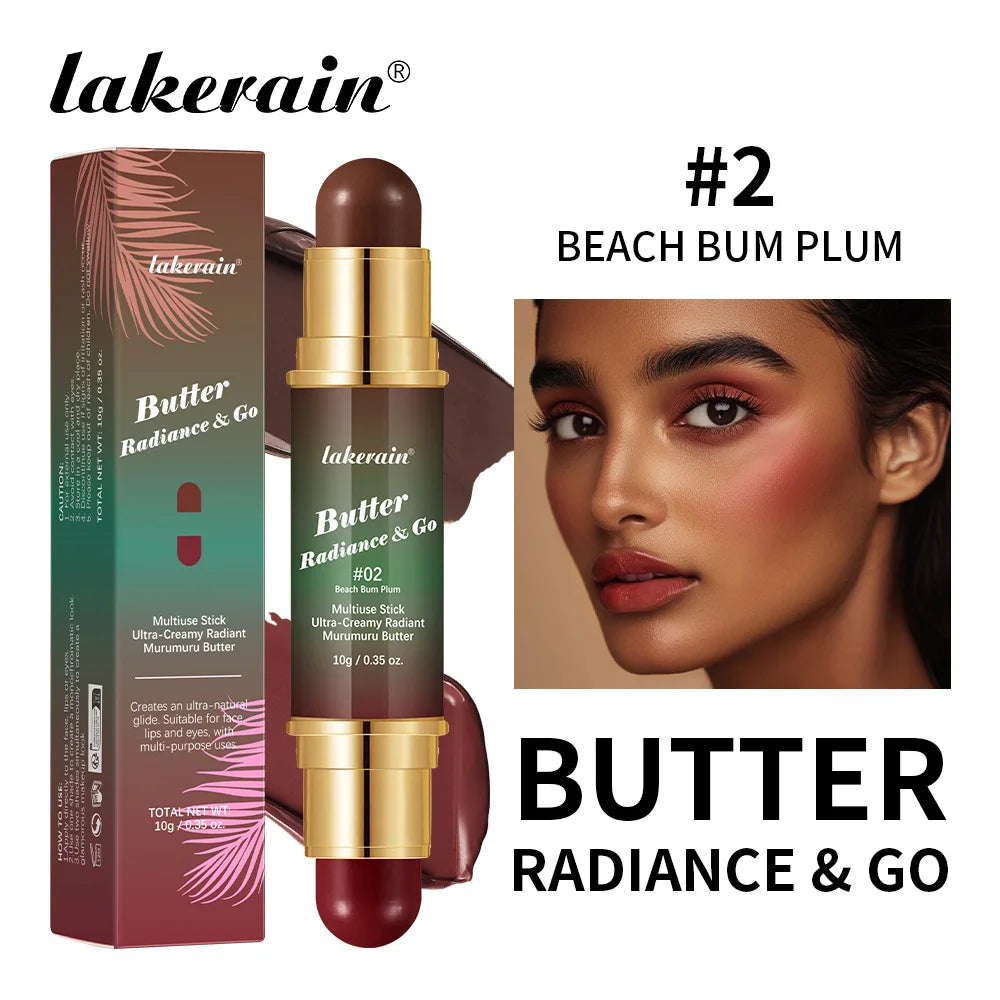 Lakerain 2-in-1 Contour Stick – Cream Blush & Highlighter