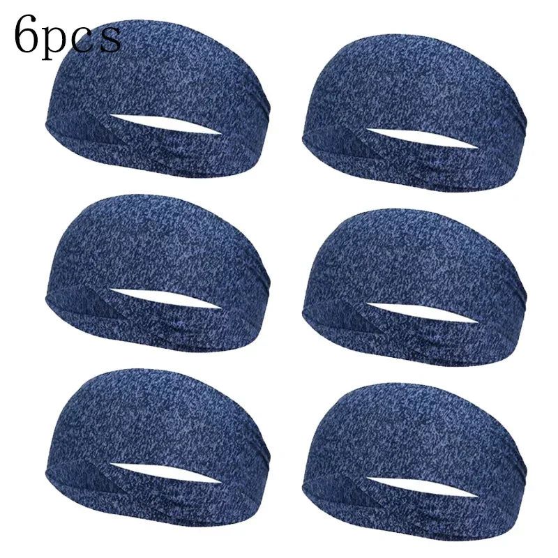 1 Sweatband Men Women Elastic Sport Hairbands Head Band Yoga