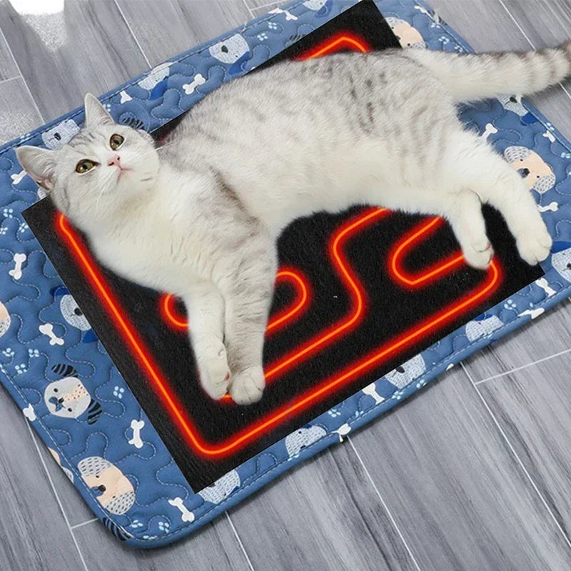 USB Heating Pad Electric Heating Film Hand Warmer Seat Heating Cushion Warmer Waterproof Pet Reptile Animal Heater Mat Oasis Select