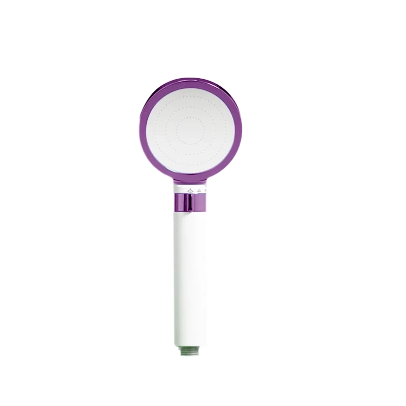 Filtered Shower Head High Pressure Adjusted Mode Mirror Showerhead Spray Water Softener Remove Chlorine for Hard Water Oasis Select Purple