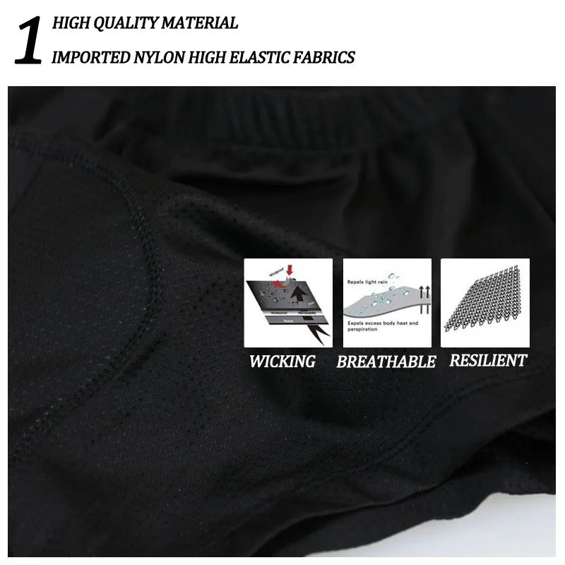 X-Tiger Cycling Shorts Breathable Mesh Shockproof Cycling Underwear 5D Pro Thickened Gel Pad Cycling Shorts Oasis Select