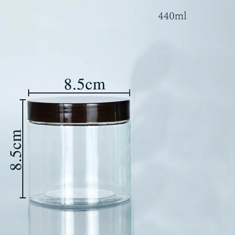 PET Clear Sealed Food Storage Jar – Wide Mouth Airtight Container