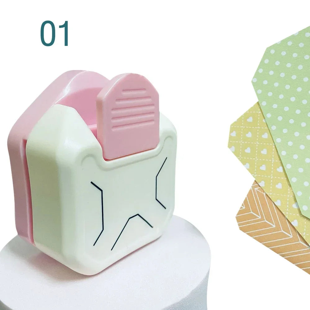 3 Way Corner Rounder Punch, 4mm, 7mm, 10mm 3 in 1 Corner Cutter for Card Making, Laminate, Cardstock, Scrapbooking Oasis Select A