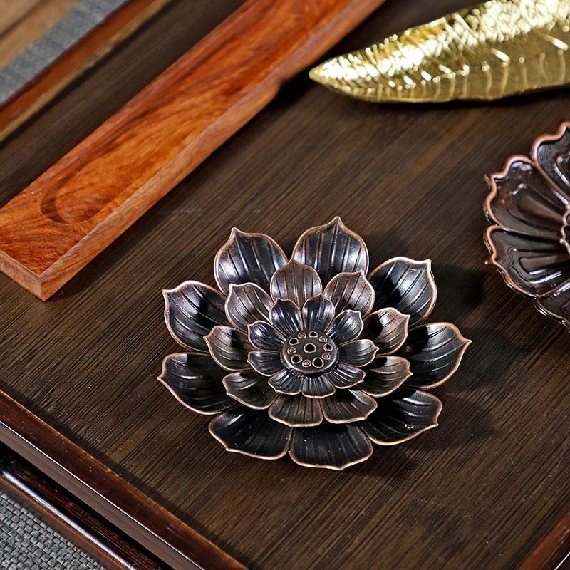 Alloy Incense Burner Incense Support Rods Holder Ash Catcher Incense Stand Meditation Room Yoga Insence Burners Accessories Oasis Select